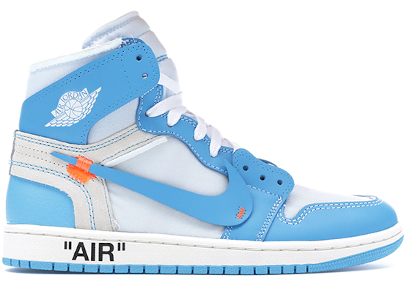 Air Jordan Air Jordan 1 Retro High Off-White University Blue - AQ0818-148