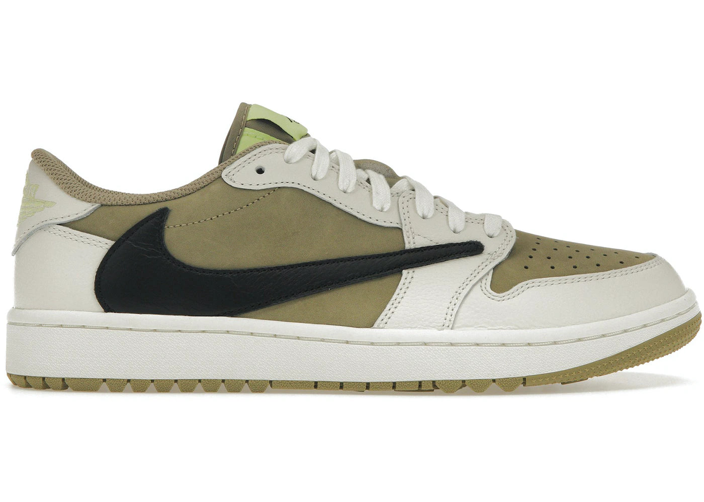 Air Jordan Air Jordan 1 Retro Low Golf Travis Scott Neutral Olive - FZ3124-200