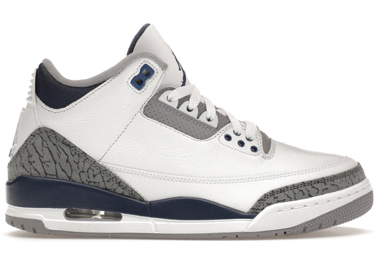 Air Jordan Air Jordan 3 Retro Midnight Navy - CT8532-140 / DM0967-140