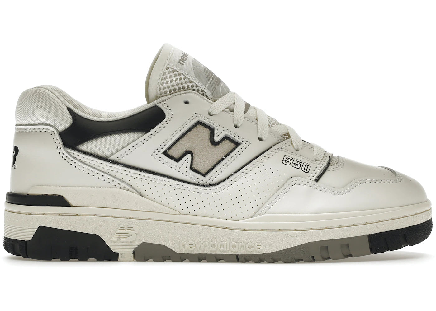 New Balance 550 Cream Black - BB550LWT