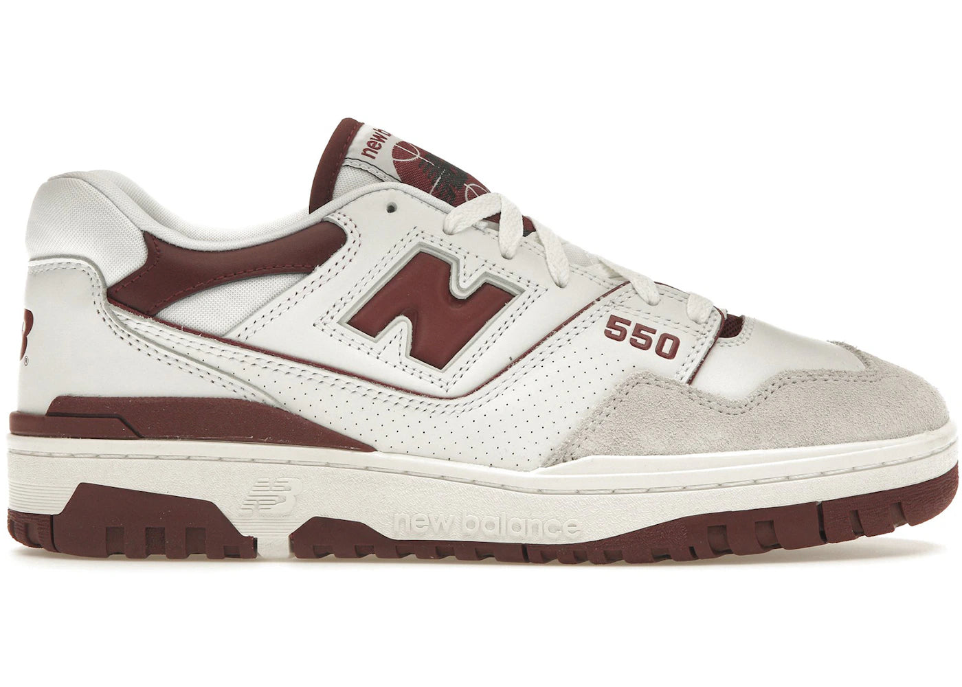 New Balance 550 Sea Salt Burgundy - BB550LI1