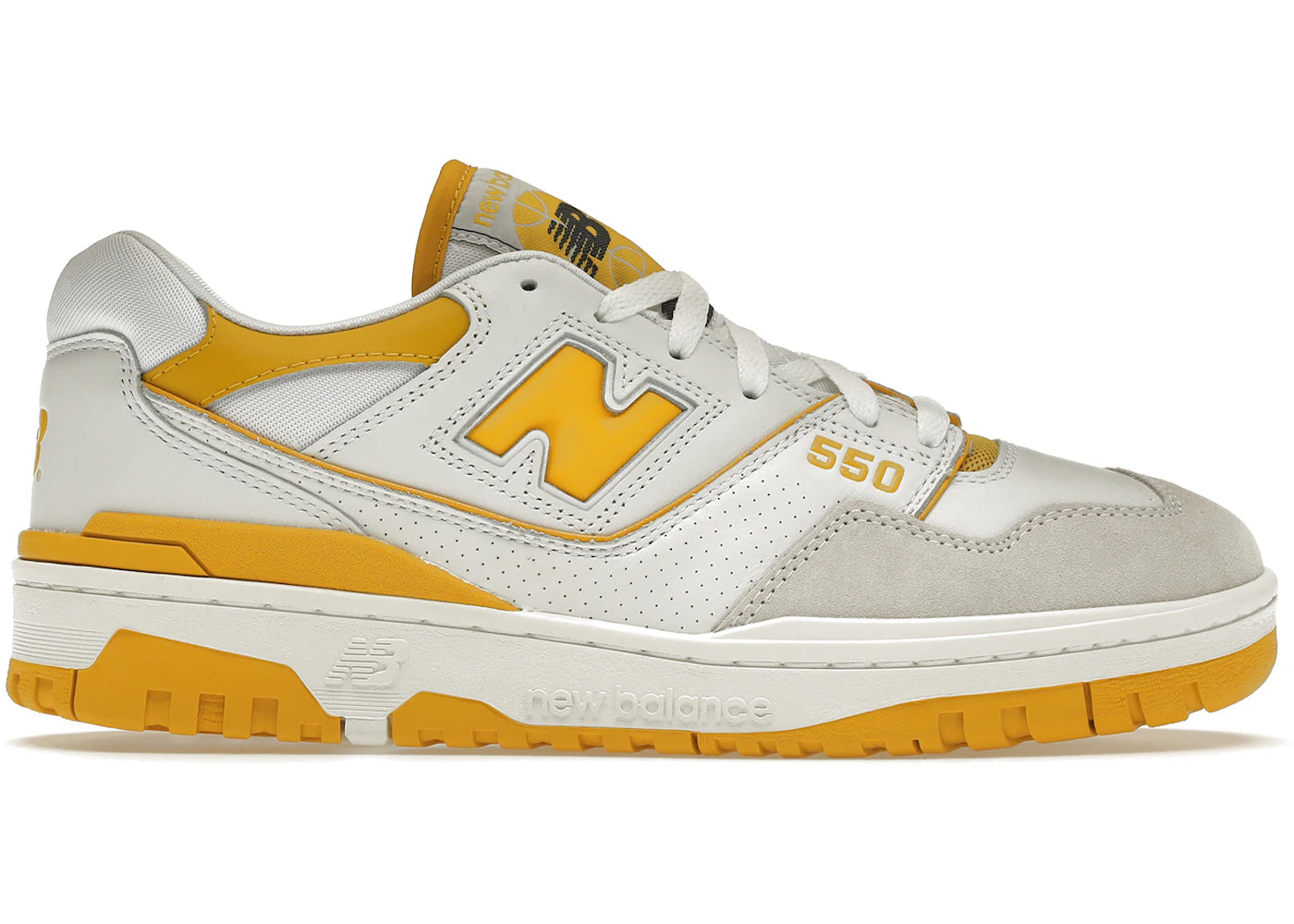 New Balance 550 Sea Salt Varsity Gold - BB550LA1