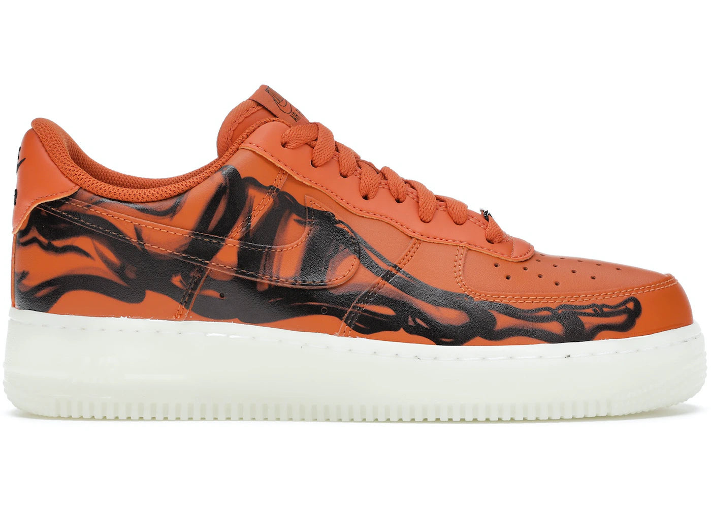 Nike Air Force 1 Low Orange Skeleton Halloween (2020) - CU8067-800