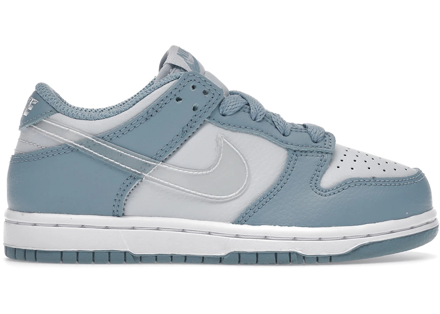 Nike Dunk Low Clear Swoosh Enfant (PS) - DH9756-401