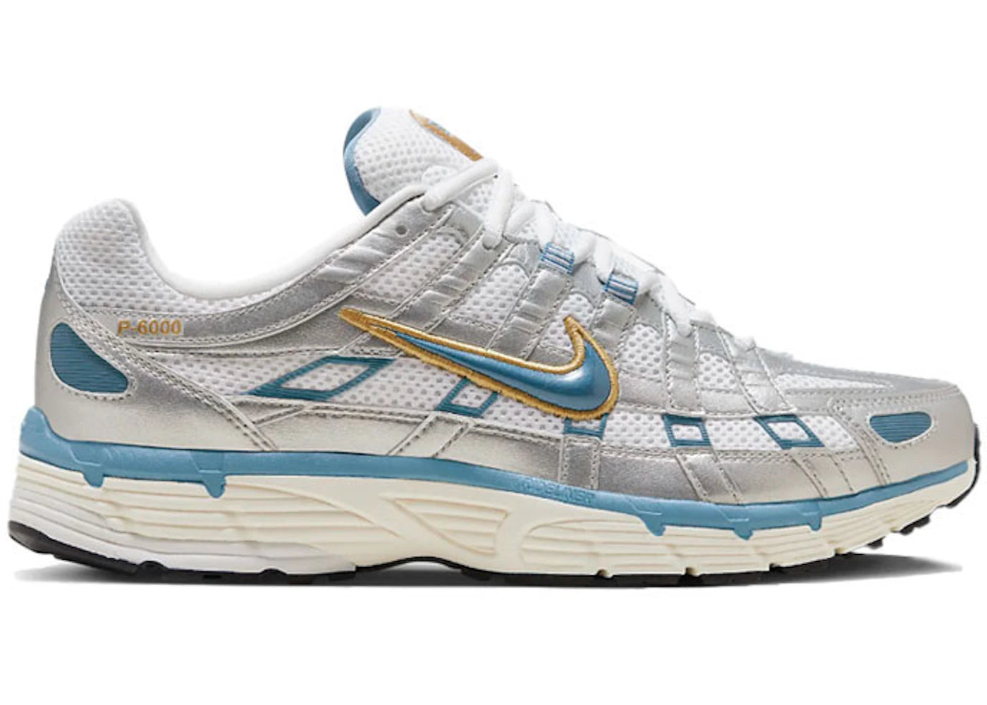 Nike P-6000 Metallic Silver Aegean Storm - HJ7246-100