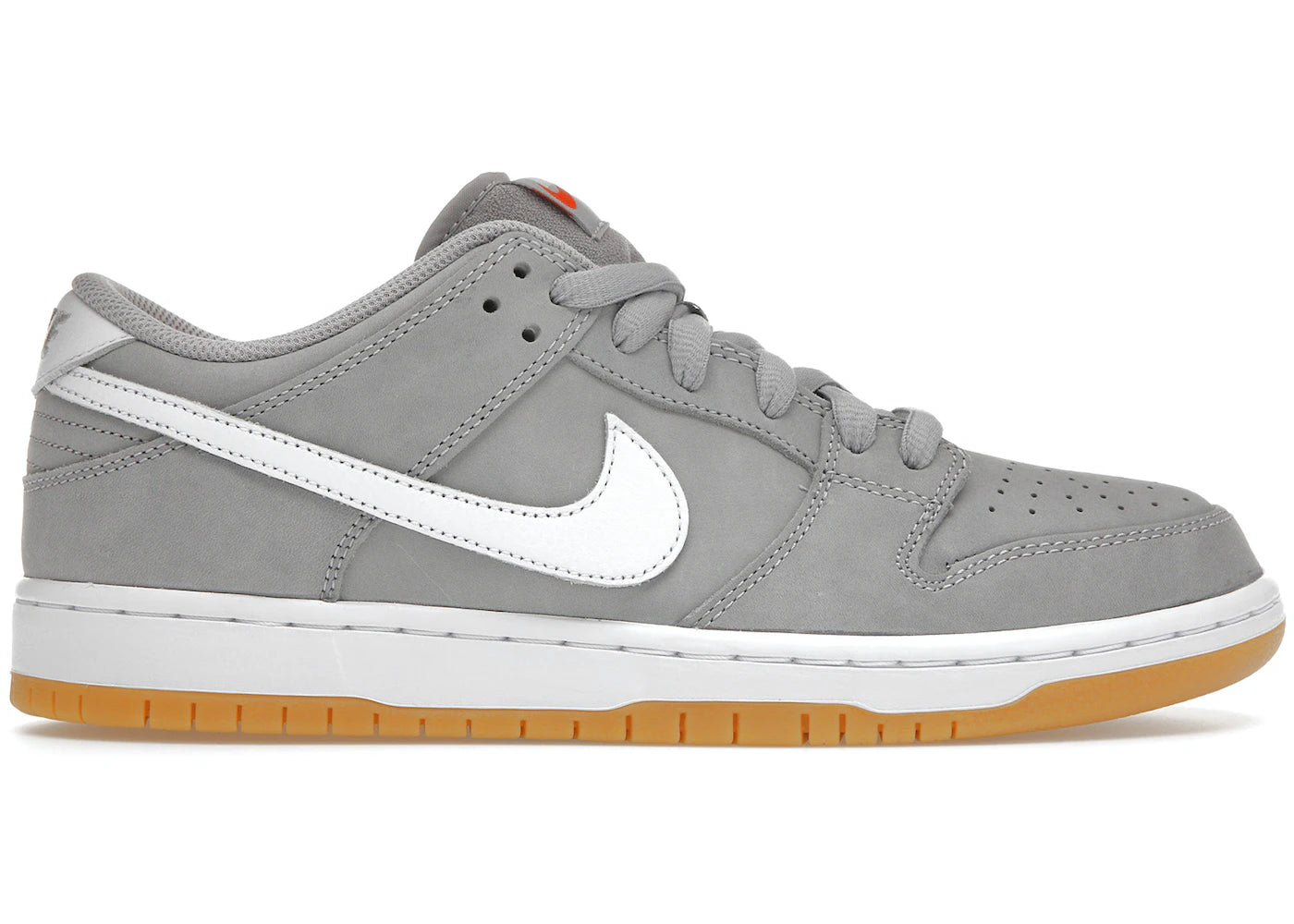 Nike SB Dunk Low Pro ISO Orange Label Wolf Grey Gum - DV5464-001