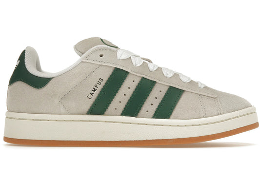 Adidas Campus 00s Crystal White Dark Green - GY0038