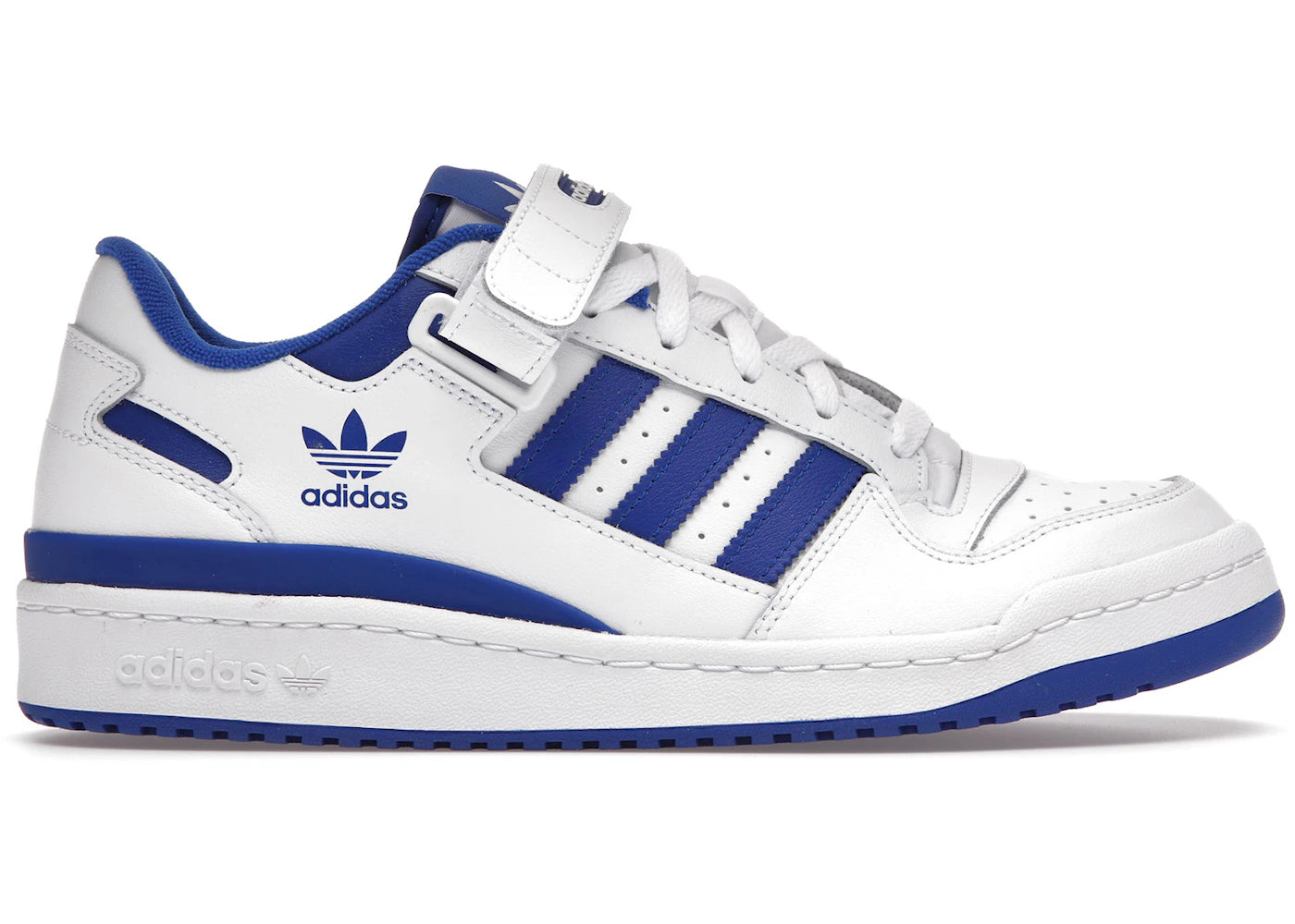 Adidas Forum Low White Royal Blue - FY7756