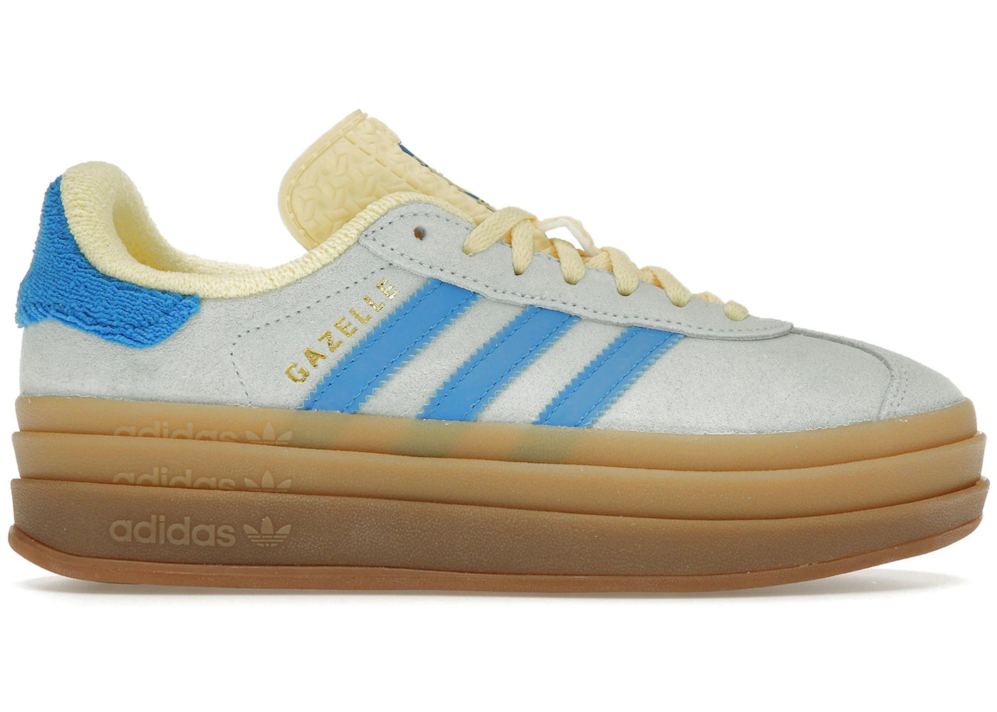 Adidas Gazelle Bold Almost Blue Yellow - IE0430