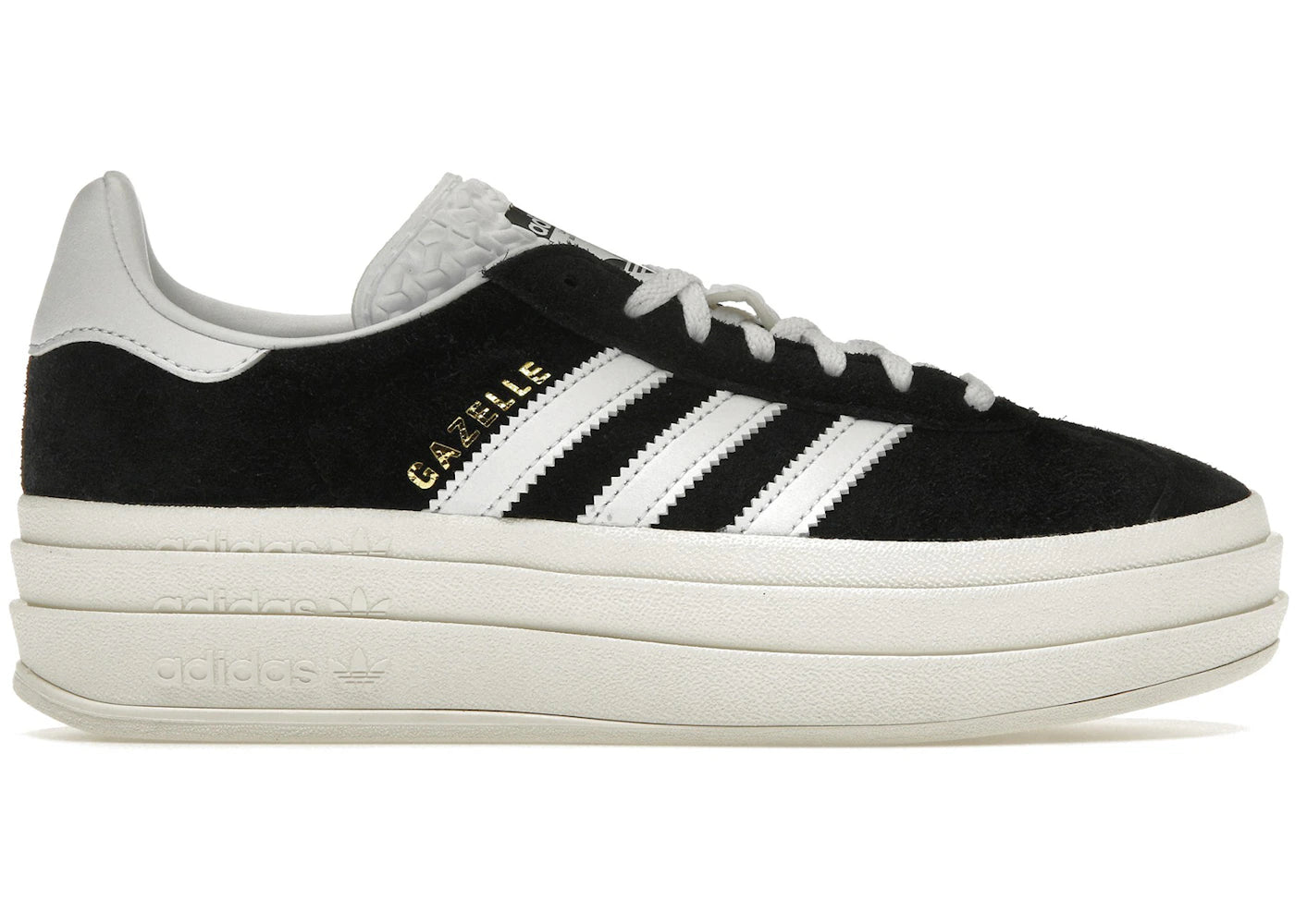 Adidas Gazelle Bold Core Black White - HQ6912