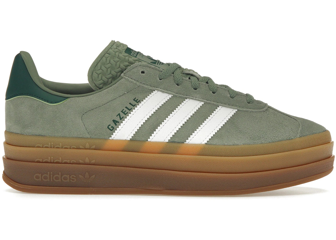 Adidas Gazelle Bold Silver Green - ID6998