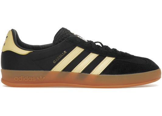 Adidas Gazelle Indoor Core Black Almost Yellow - IG4999