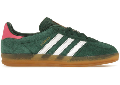 Adidas Gazelle Indoor Collegiate Green Lucid Pink - IG5929