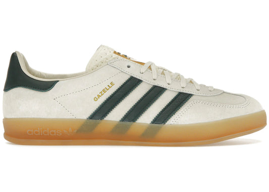 Adidas Gazelle Indoor Cream White Collegiate Green Gum - IH7502