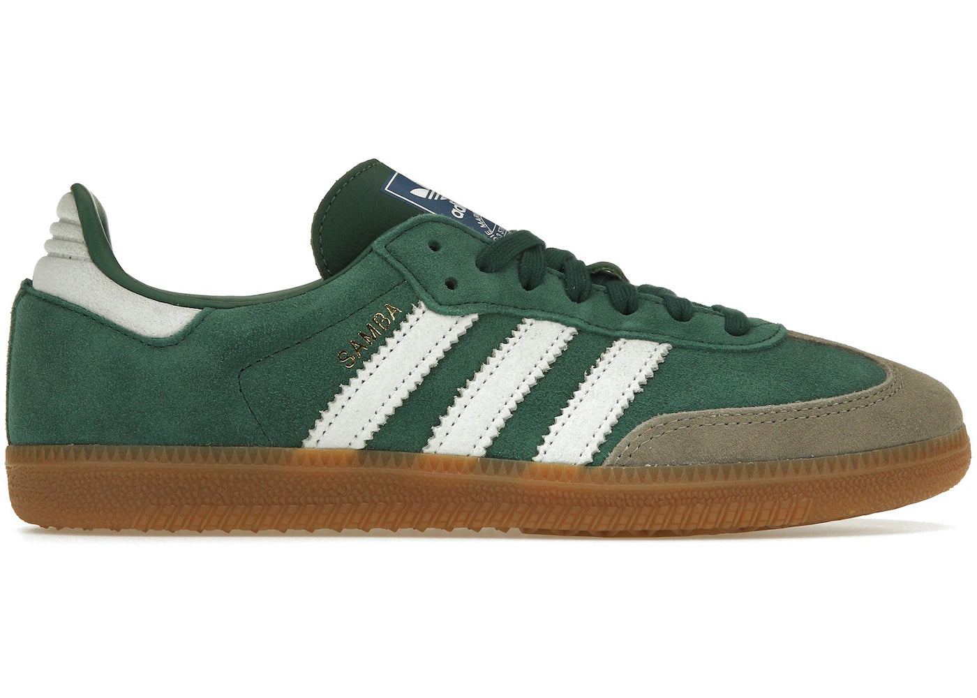 Adidas Samba OG Collegiate Green Gum Grey Toe - ID2054