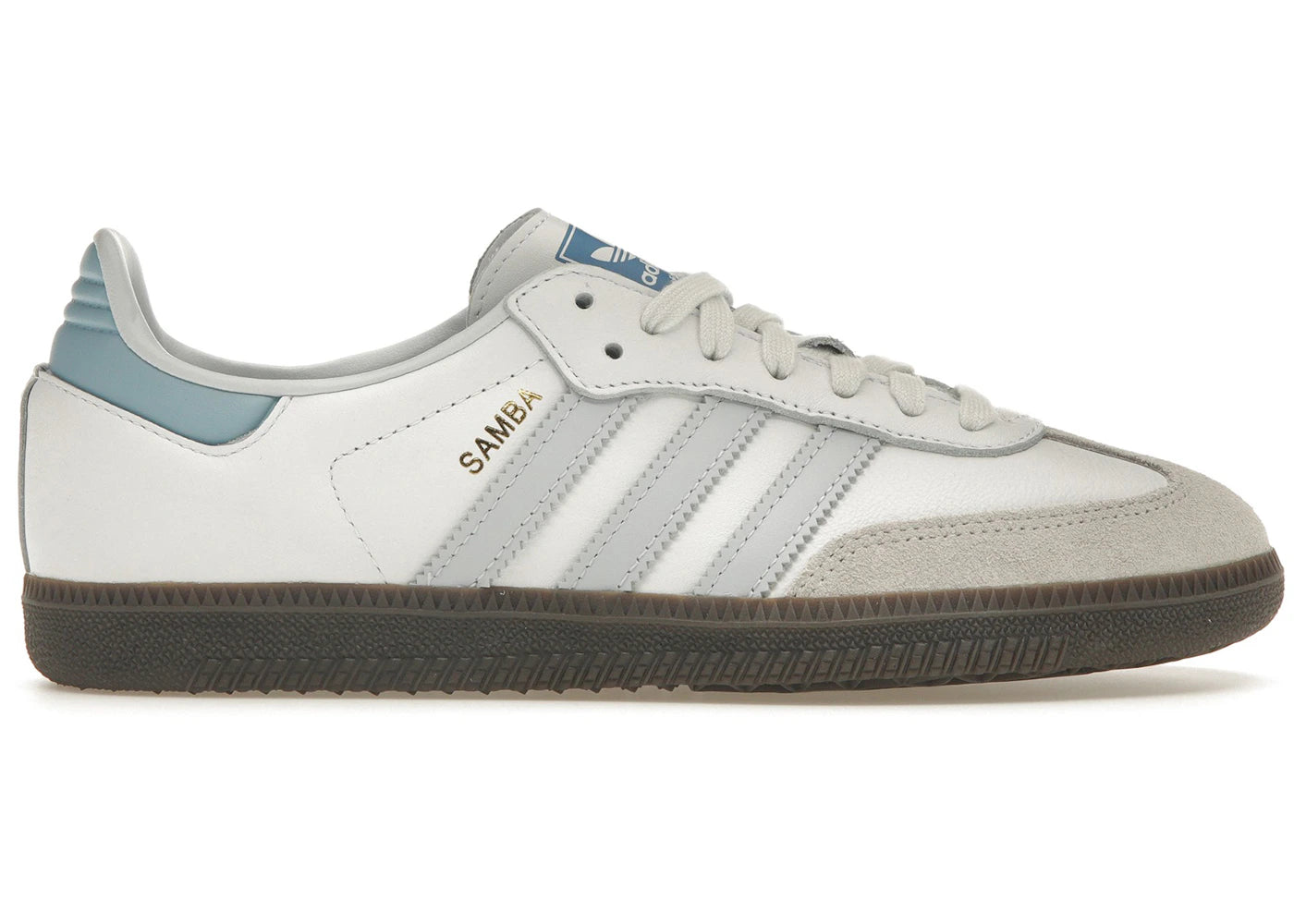 Adidas Samba OG Core White Halo Blue - ID2055