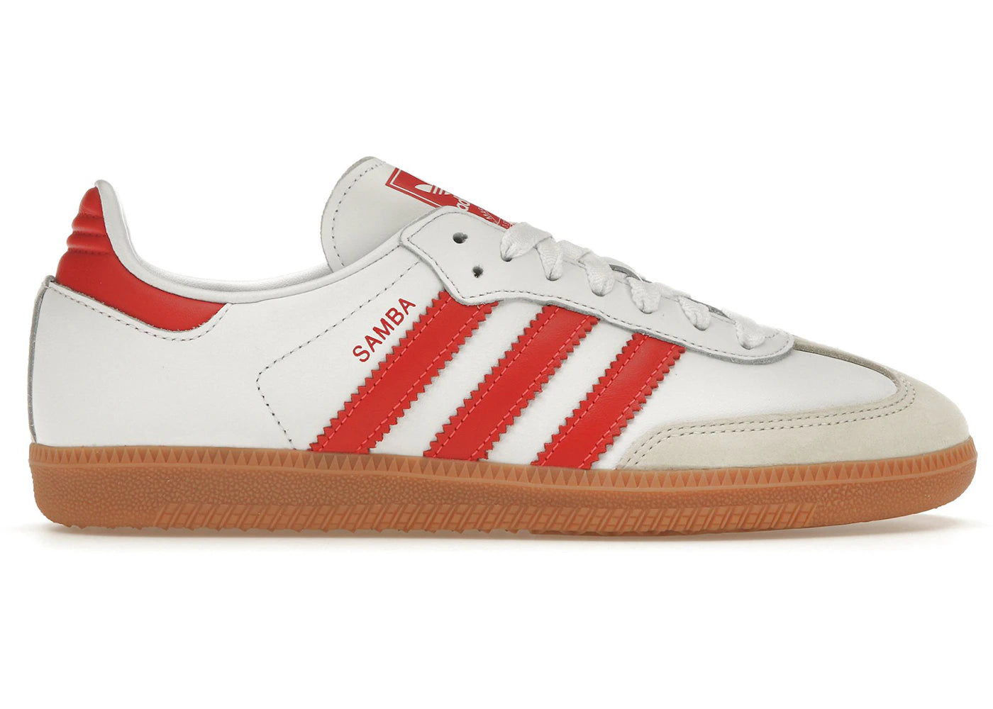 Adidas Samba OG White Solar Red Gum - IF6513