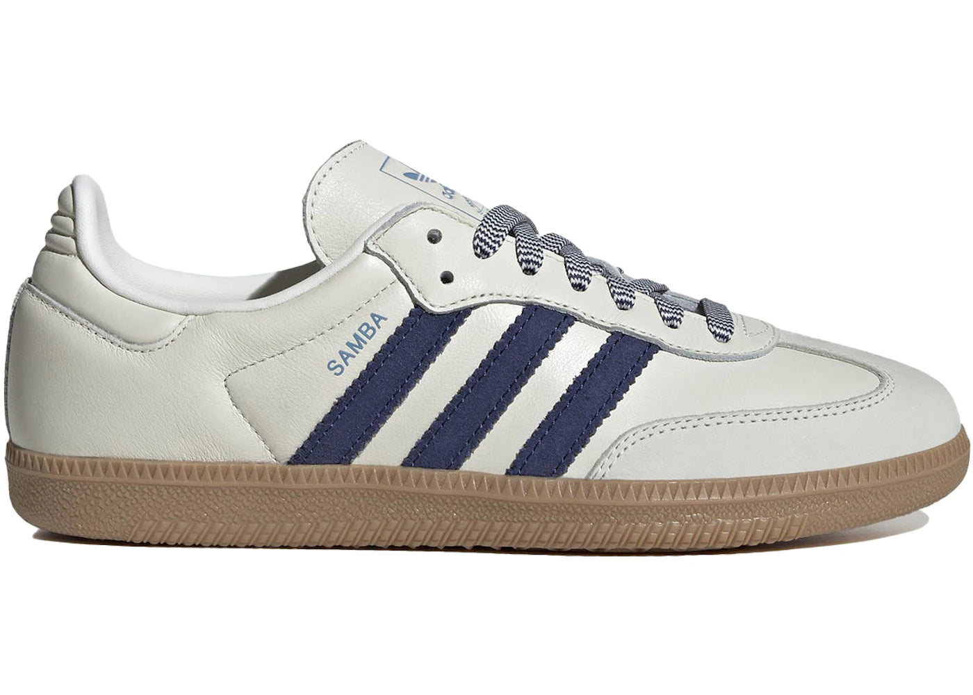 Adidas Samba Off White Dark Blue - JI3907