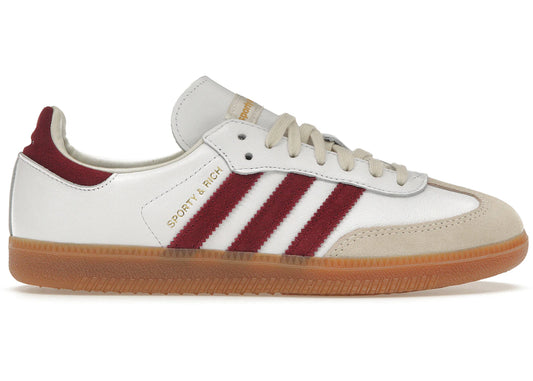 Adidas Samba OG Sporty & Rich White Core Burgundy - IF5660